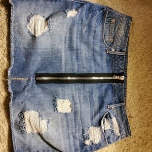 Jean Mini Skirt